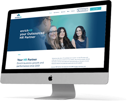 Enrich HR website preview